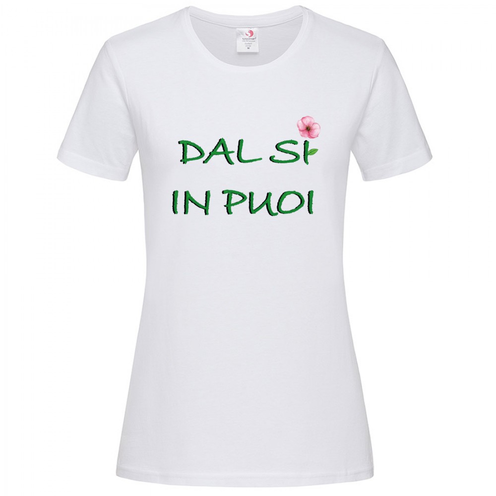 T-shirt Donna Premium - Dal Si In Puoi
