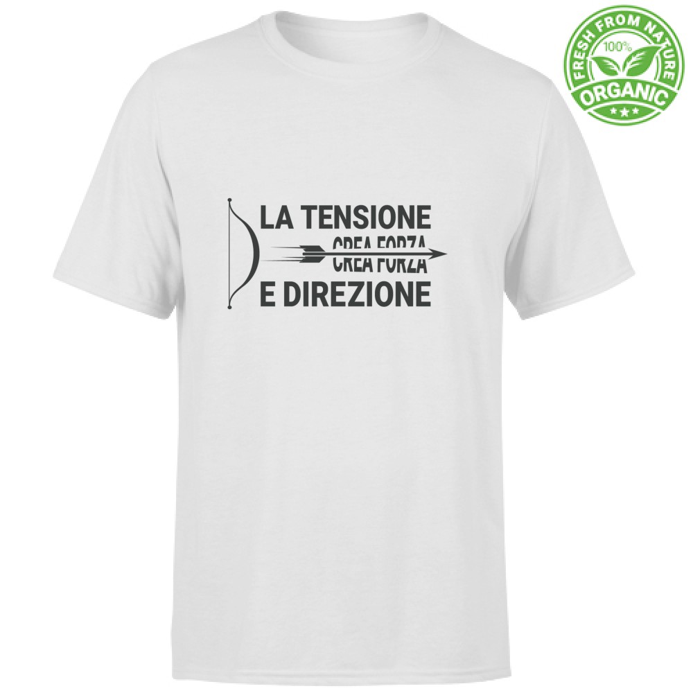 T-shirt Unisex Organic- La tensione crea forza e direzione - immagine 9