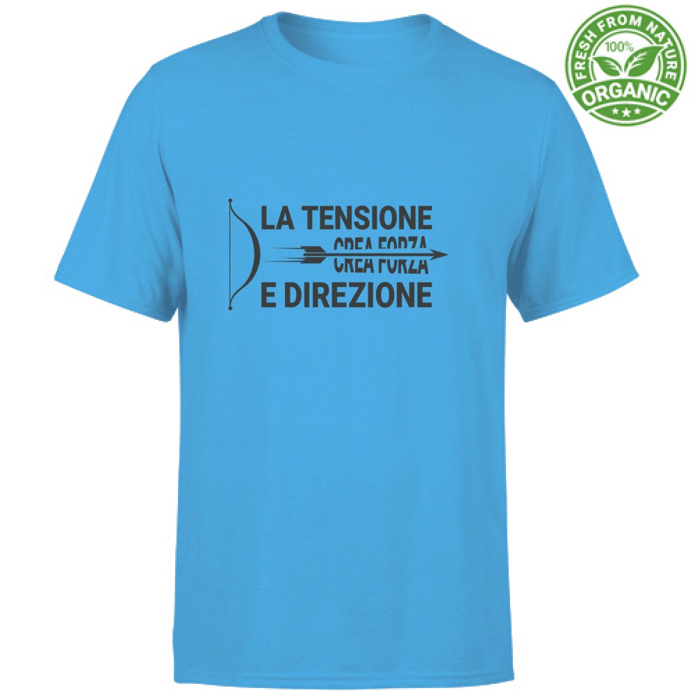 T-shirt Unisex Organic- La tensione crea forza e direzione - immagine 4