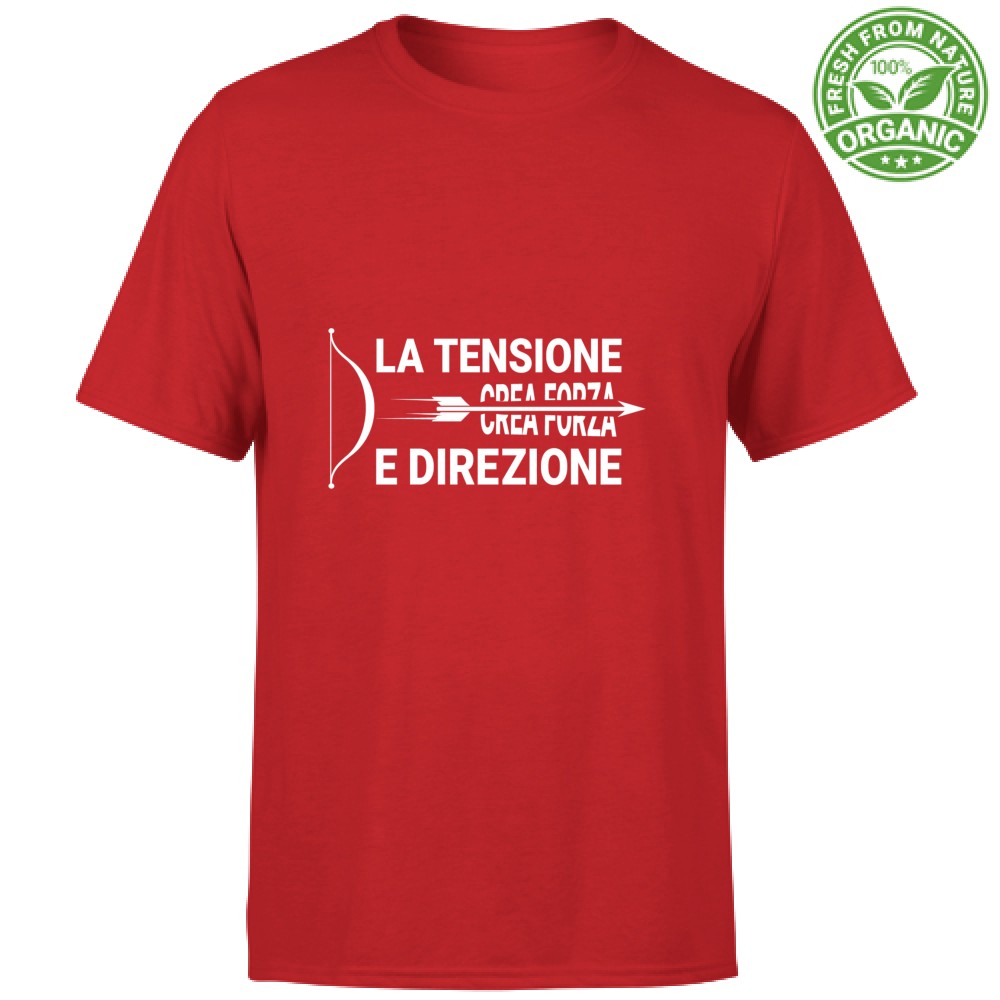 T-shirt Unisex Organic- La tensione crea forza e direzione - immagine 7