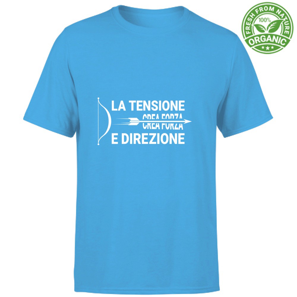 T-shirt Unisex Organic- La tensione crea forza e direzione - immagine 3