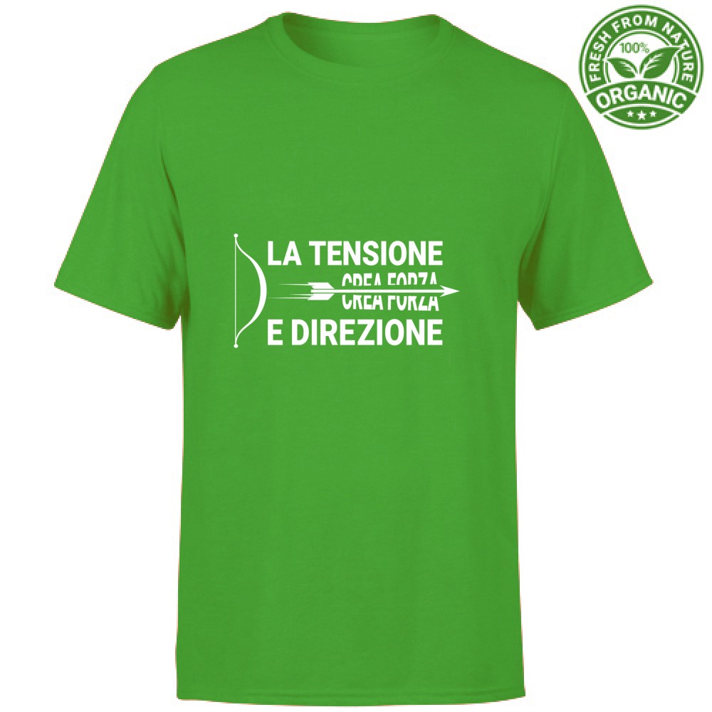 T-shirt Unisex Organic- La tensione crea forza e direzione - immagine 4