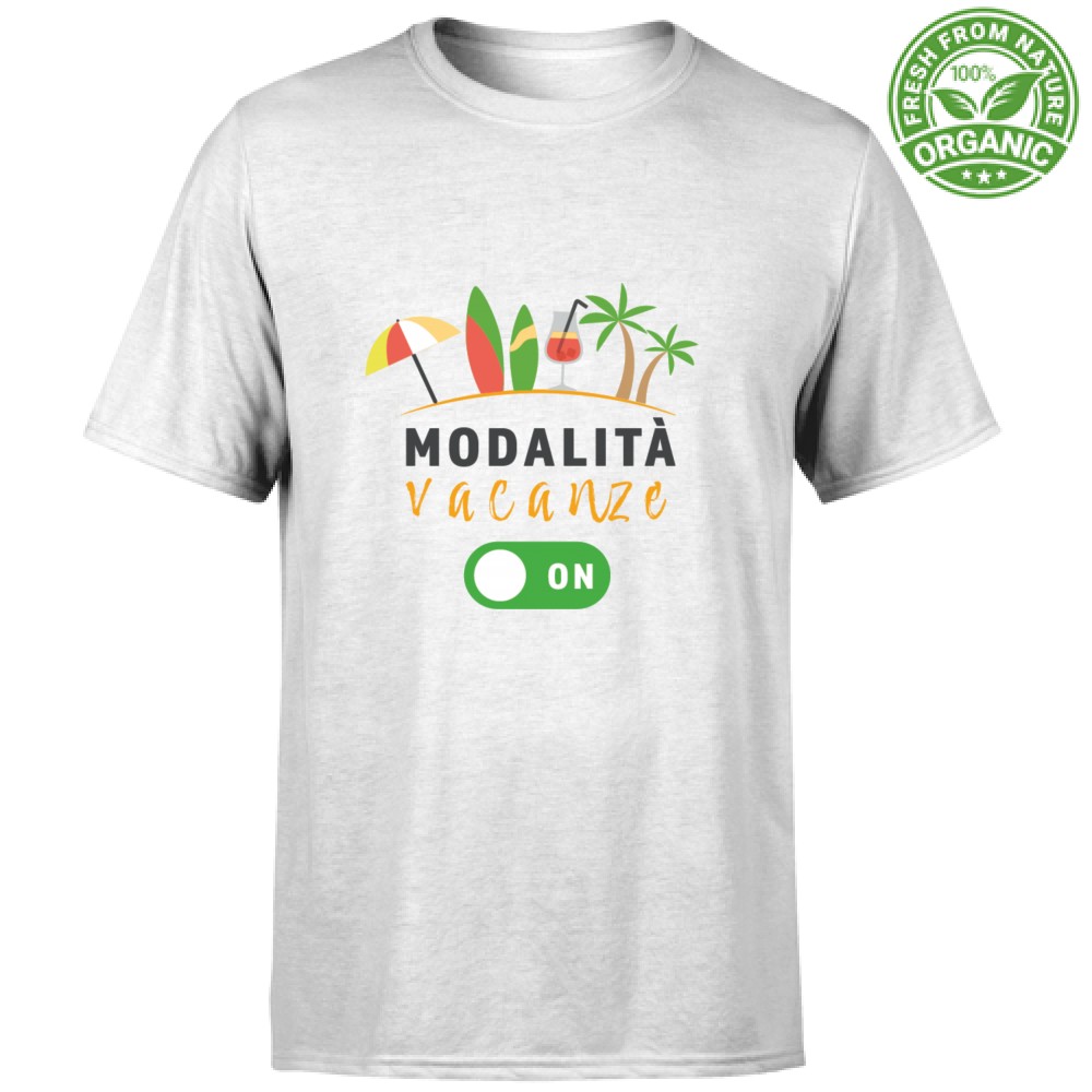 T-shirt Unisex Organic - Modalità Vacanze