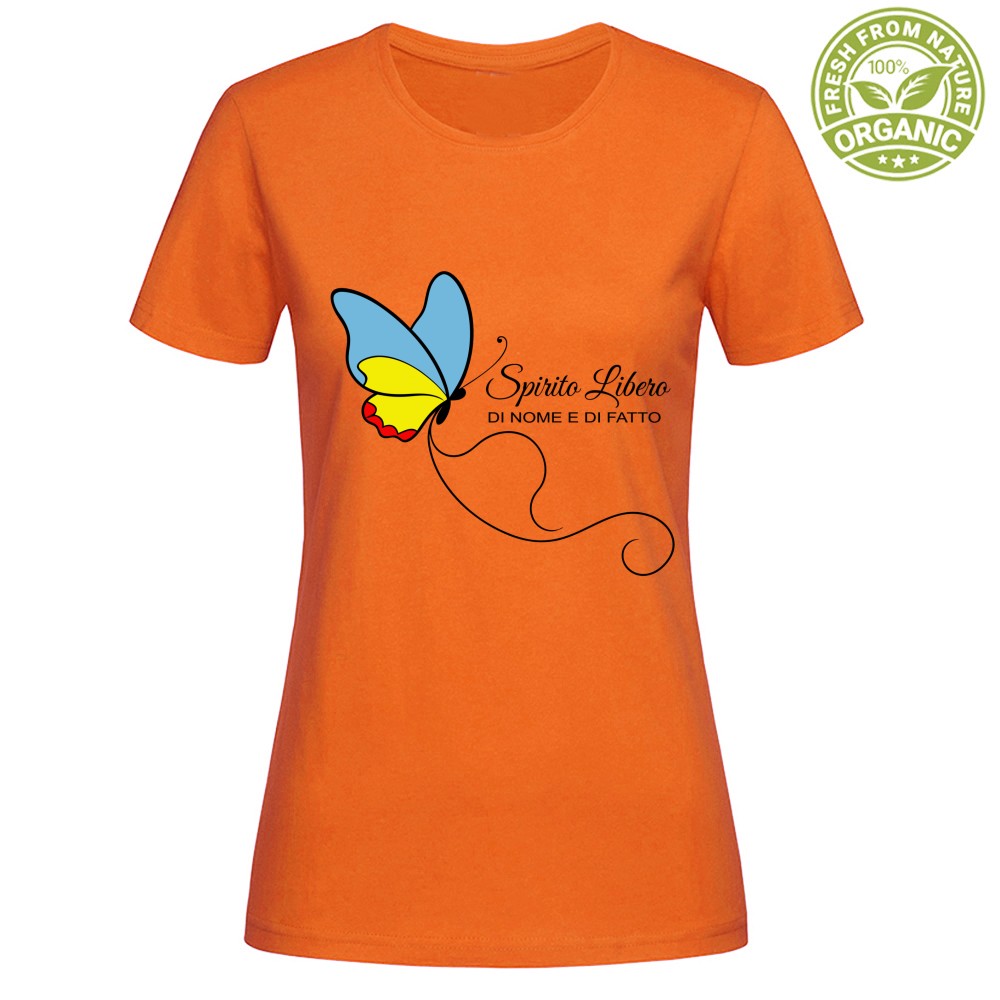 T-shirt Donna Organic - Spirito libero - immagine 3