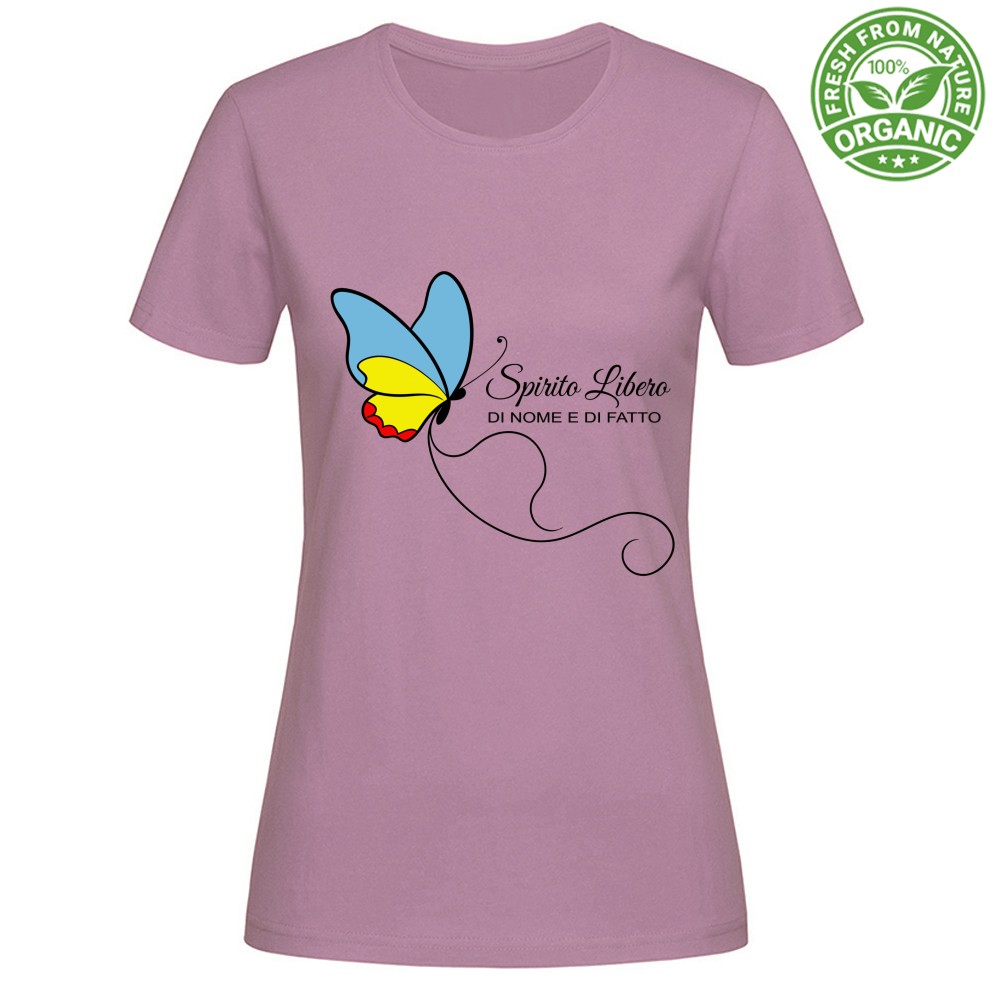 T-shirt Donna Organic - Spirito libero - immagine 4
