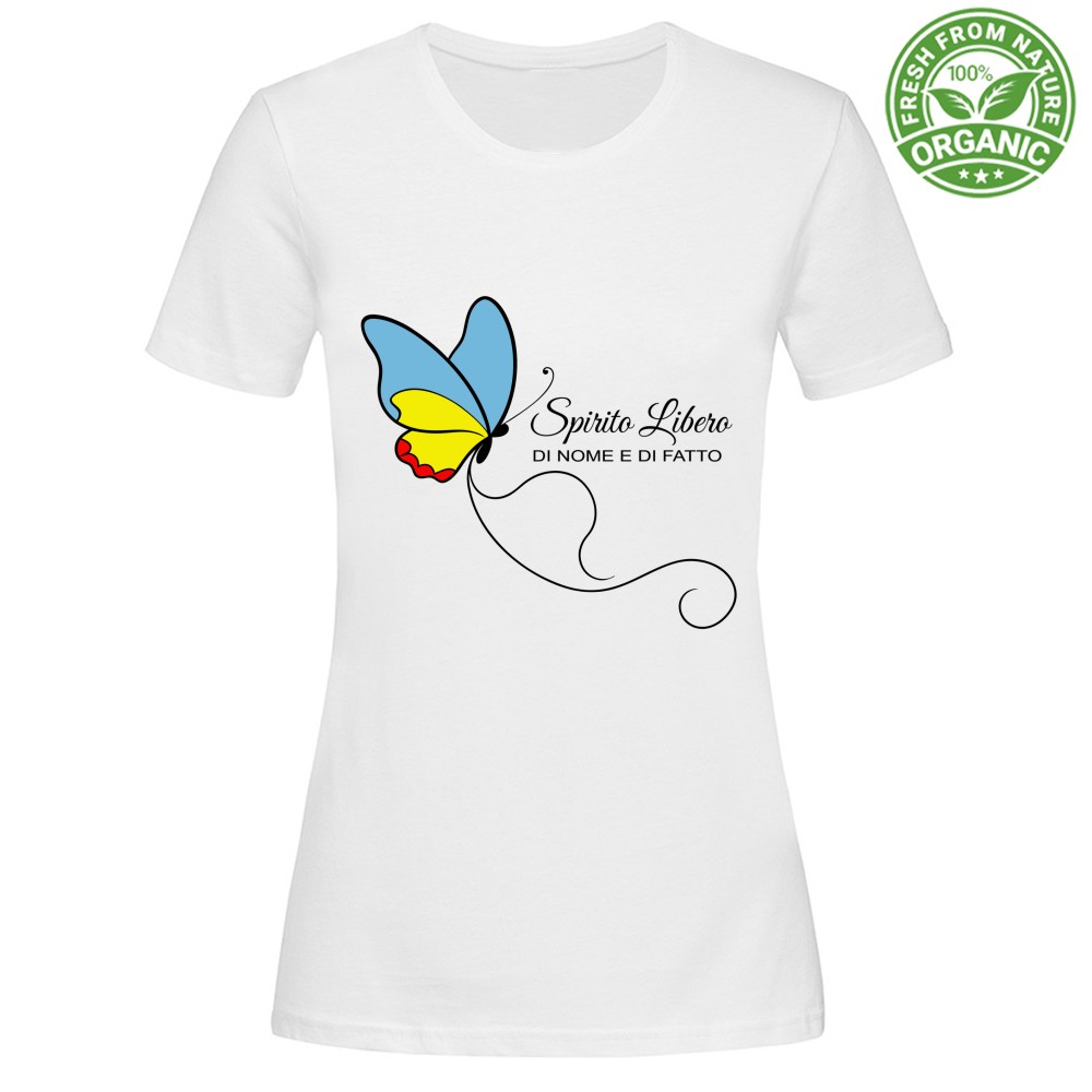 T-shirt Donna Organic - Spirito libero