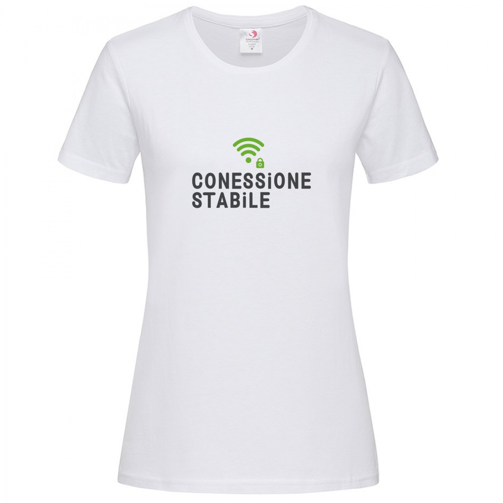 T-shirt Donna Premium - Conessione stabile