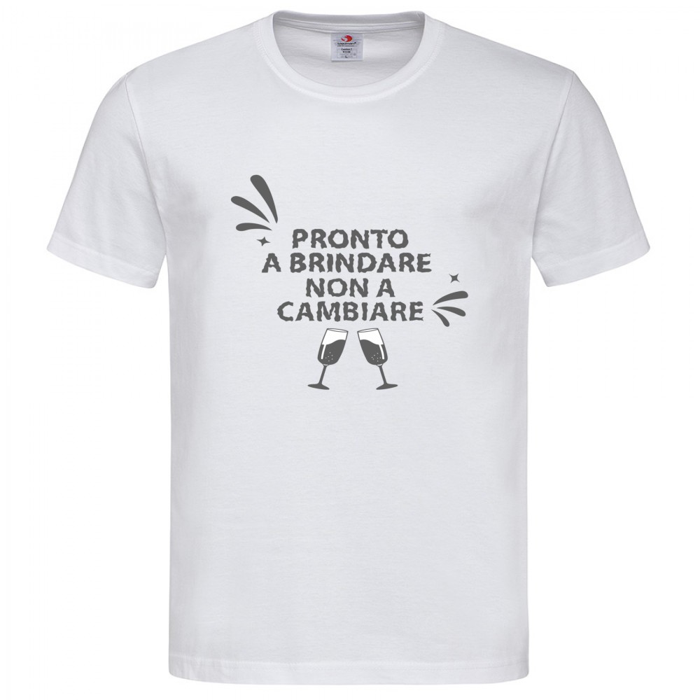 T-shirt Uomo Premium - Pronto a brindare non a cambiare