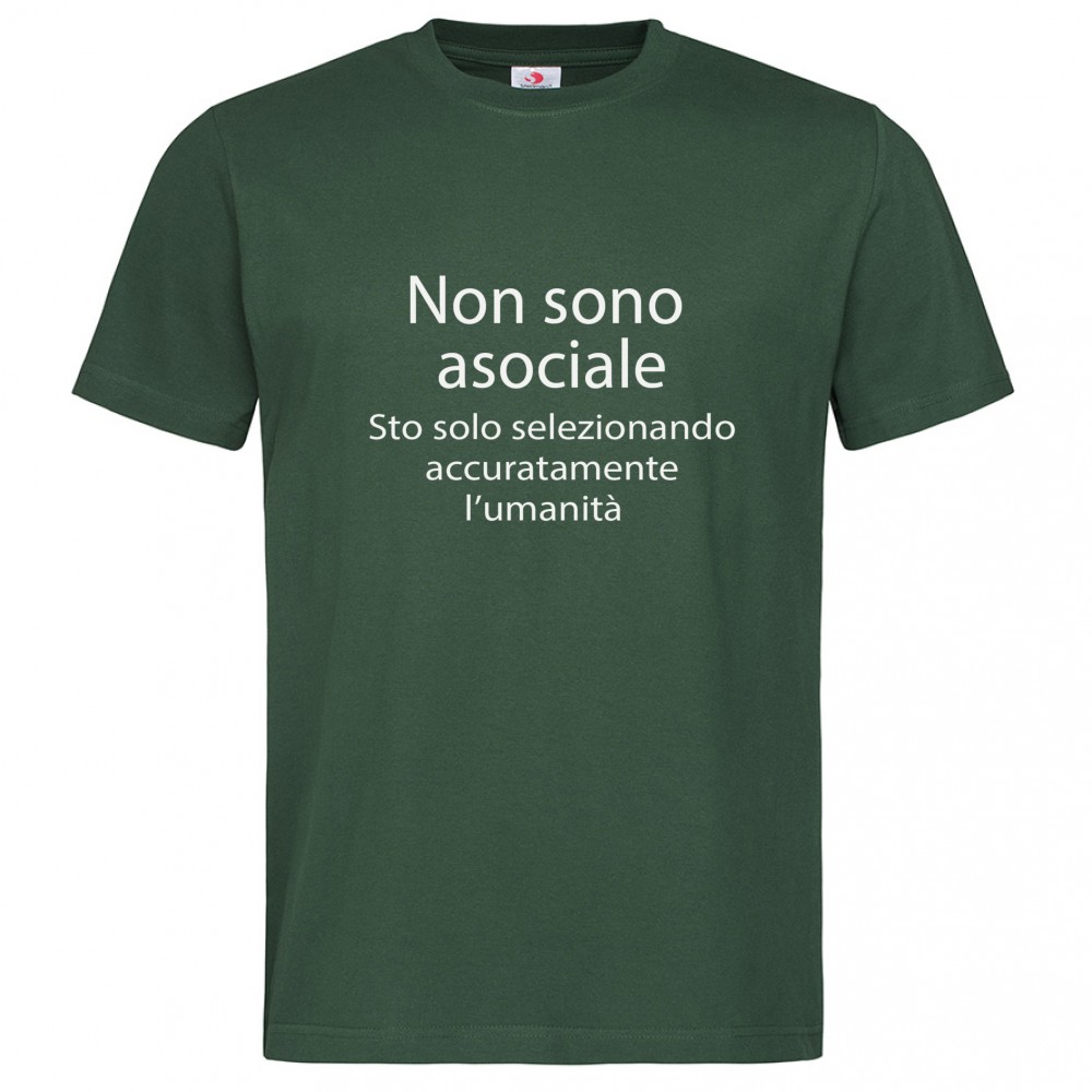 T-shirt Uomo Premium - Non sono asociale, sto solo
