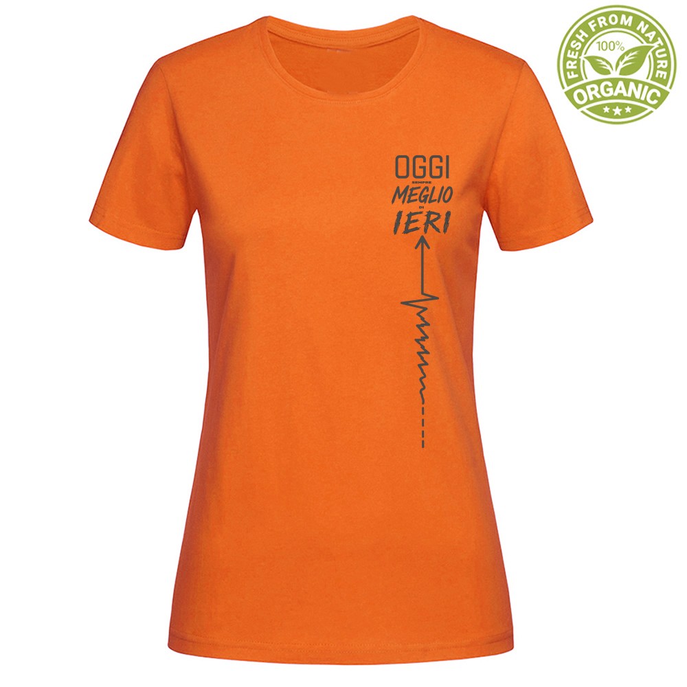 T-shirt Donna Organic - Oggi sempre meglio di ieri - immagine 7