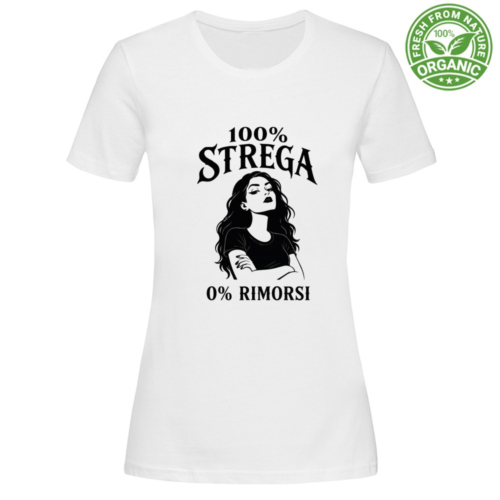 T-shirt Donna Organic - Strega 100%