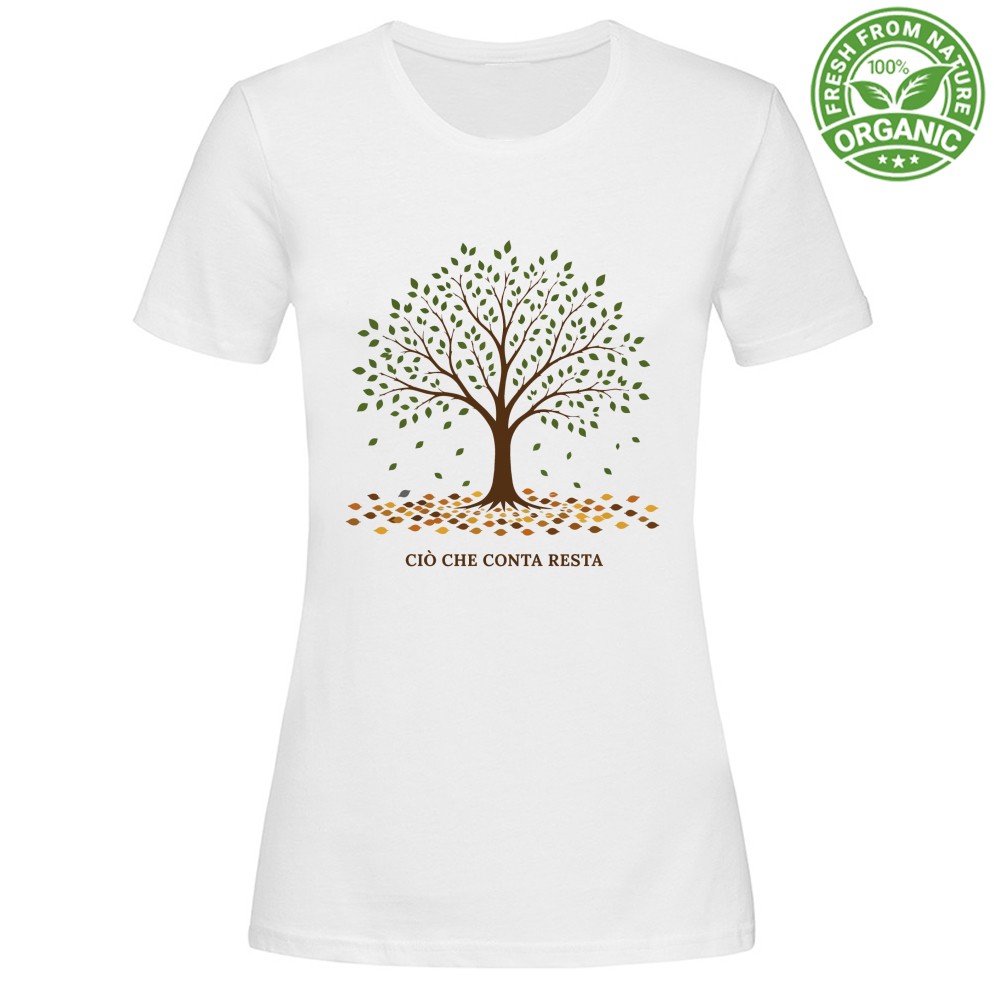 T-shirt Donna Organic - Ciò che conta resta