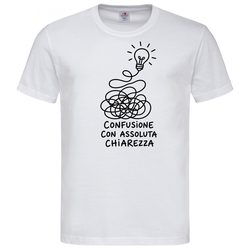 T-shirt Uomo Premium - Confusione con assoluta chiarezza
