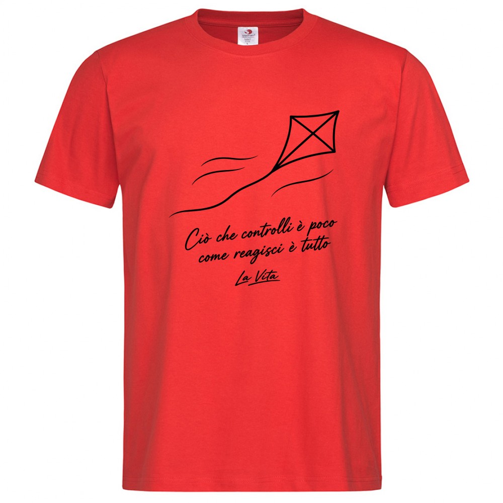 T-shirt Uomo Premium - Ciò che controlli è poco come reagisci è tutto - immagine 5