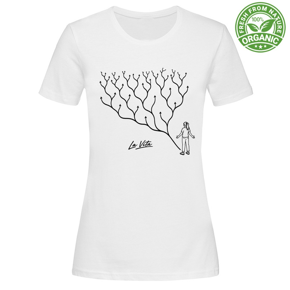 T-shirt Donna Organic - La Vita