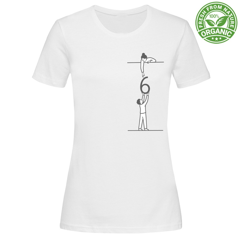 T-shirt Donna Organic - La prospettiva cambia tutto