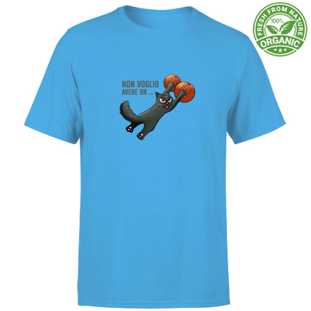 T-shirt Unisex Organic- Non voglio avere un ... - immagine 3