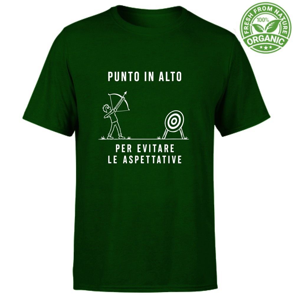 T-Shirt Unisex Organic- Punto in alto - immagine 3