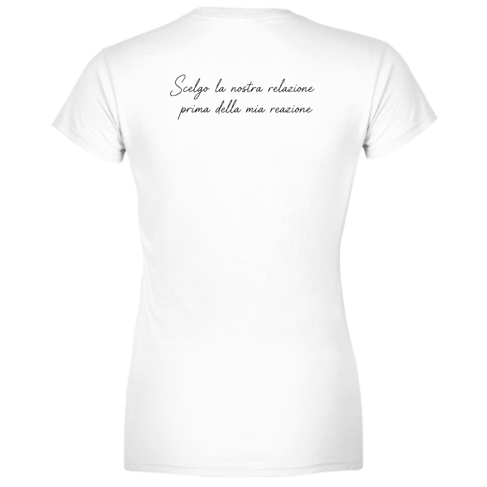 T-shirt Donna Organic - Scelgo la nostra relazione - immagine 2