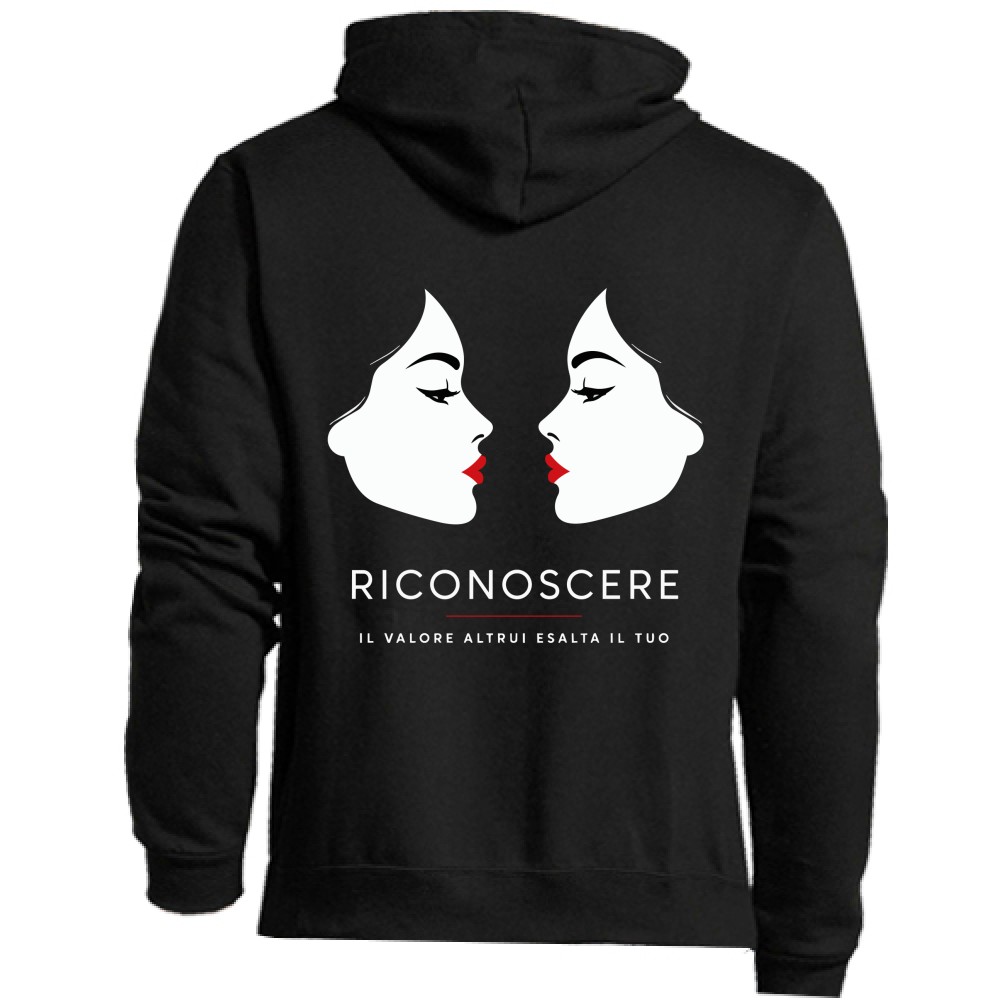 Felpa Premium Unisex FULL Zip- Riconoscere il valore altrui - immagine 2